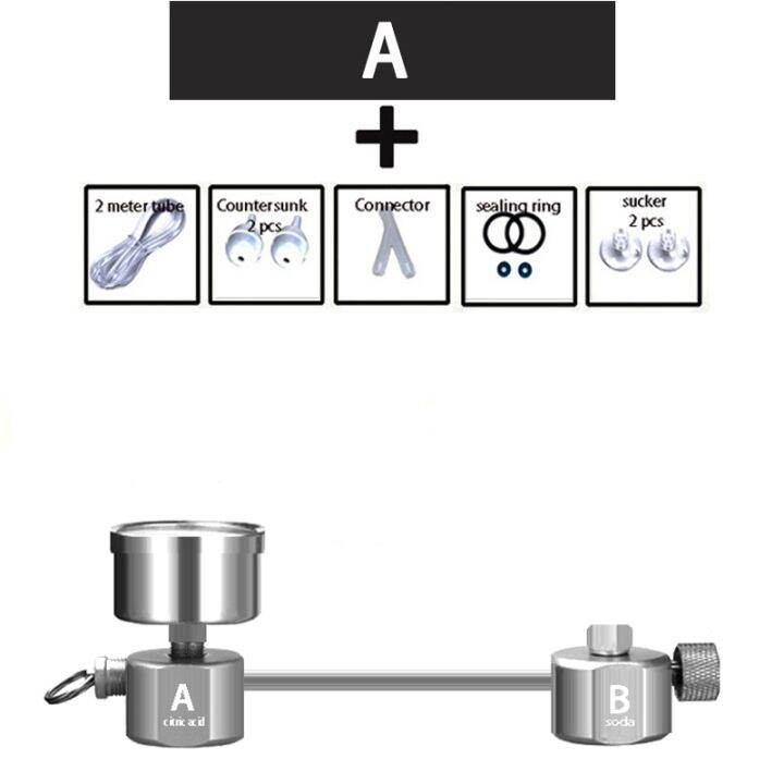 A A Aquarium DIY CO2 Generator System Kit CO2 Generator Bule Counter