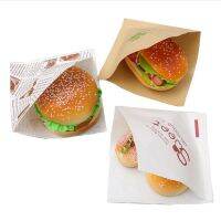 【YF】❈✈  50pcs Triangular Top Paper Donuts Sandwich Bakery Bread Food 15x15cm