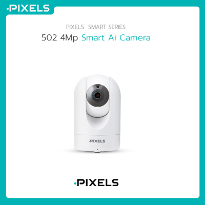 [ฟรี Micro SD Card 32GB] PIXELS PS-5G502Ai Wi-Fi (Smart Robot) 4MP กล้องสมาร์ทโฮม 5G สำหรับใช้ภายในบ้าน ชัด 4 ล้านพิกเซล QHD 4K ใช้งานร่วมกับ Google Assistant และ Amazon Alexa