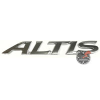 โลโก้ ALTIS สีโครเมี่ยม ขนาดเท่าของเดิม ติดท้าย สำหรับ TOYOTA COROLLA ALTIS