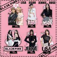 XP Kpop BLACKPINK Acrylic Board Action Figure JISOO JENNIE LISA ROSE Model Toys Desktop HD Two-side Home Decor Kids Gift Ornament PX