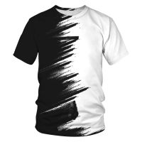 New Summer Black And White Couples Breathable Lightweight Casual Fashion Versatile Loose Cool And Alternative Mens And W