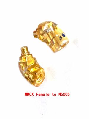 ปลั๊กหูฟังไฮไฟคุณภาพสูงสำหรับ N5005ตัวผู้ไปเป็น MMCX/0.78มม. ตัวเมียอะแดปเตอร์แปลง MMCX/0.78เป็น A-K-G ตัวแปลงสายหูฟัง N5005