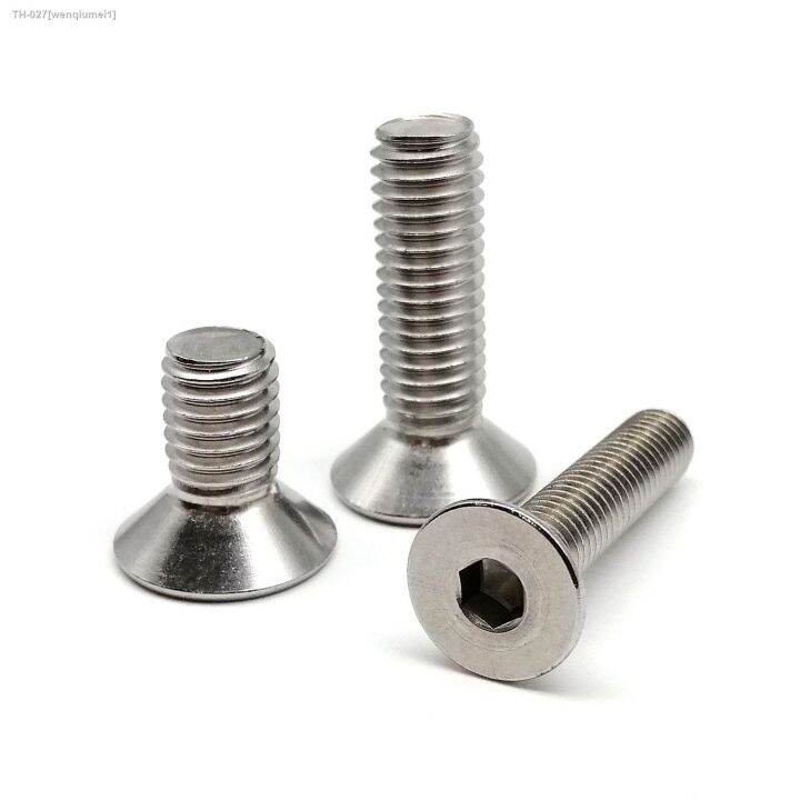 1-10-50x-m2-to-m12-high-quality-316-a4-80-marine-grade-stainless-steel-allen-hexagon-hex-socket-flat-countersunk-head-screw-bolt