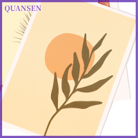 QUANSEN โปสเตอร์อะนิเมะโบราณที่สวยงามสำหรับตกแต่งผนังห้องนั่งเล่นสติกเกอร์ตกแต่งผนังรูปของเล่น