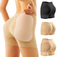 สุภาพสตรีสะโพก Pad Shapewear กางเกงปลอม Butt Butt Lifter Enhanced กางเกงสูงเอว Slimming Body Shaping ชุดชั้นในสตรีไม่มีรอยต่อ Shapewear Sculpting กางเกง Butt Lifts