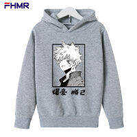 My Hero Academia Hoodie เสื้อกันหนาวพร้อมกระเป๋าสำหรับเด็กชายหญิงการ์ตูนการ์ตูนรูปแบบการพิมพ์ Pullover เสื้อกันหนาว Hoodie