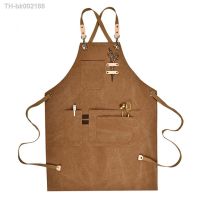 ▽✽ Denim Canvas Apron Waterproof Barista Hairdresser Flower Shop Painter