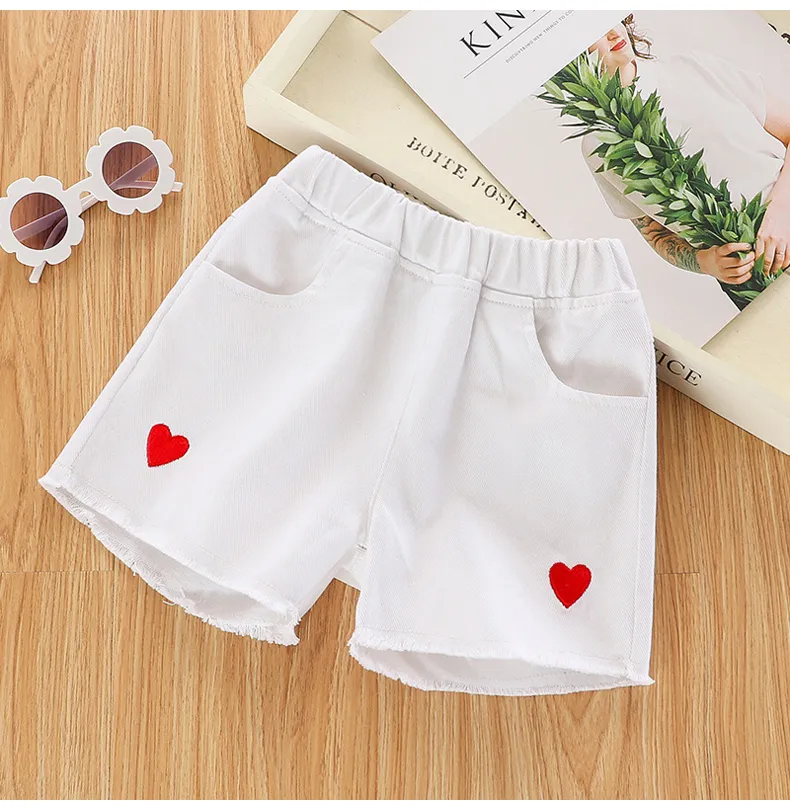 IENENS Baby Summer Jeans Shorts Kids Girl Denim Short Pants Children  Bottoms for 4-12 Years Clothes