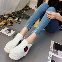 Ready Stock Korean Fashion Women S Platforms Wedges Shoe High Heel Sneakers Lace