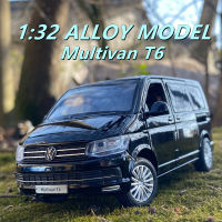 1:32 Zinc Alloy Bus Volkswagens Multivan T6 Alloy Cars Model Diecasts MPV Car Simulation Childrens Toy Gift