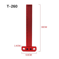 ไม้ Scribe 260มม. T-Type ไม้บรรทัดรู Scriปิงไม้บรรทัดอลูมิเนียมอัลลอยด์วาดเส้นเกจวัดทำเครื่องหมาย DIY เครื่องมือวัด