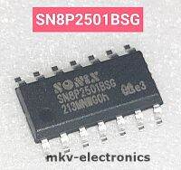 (1ตัว) SN8P2501BSG , SOP-14 , SONiX , 8-Bit Micro-Controlle