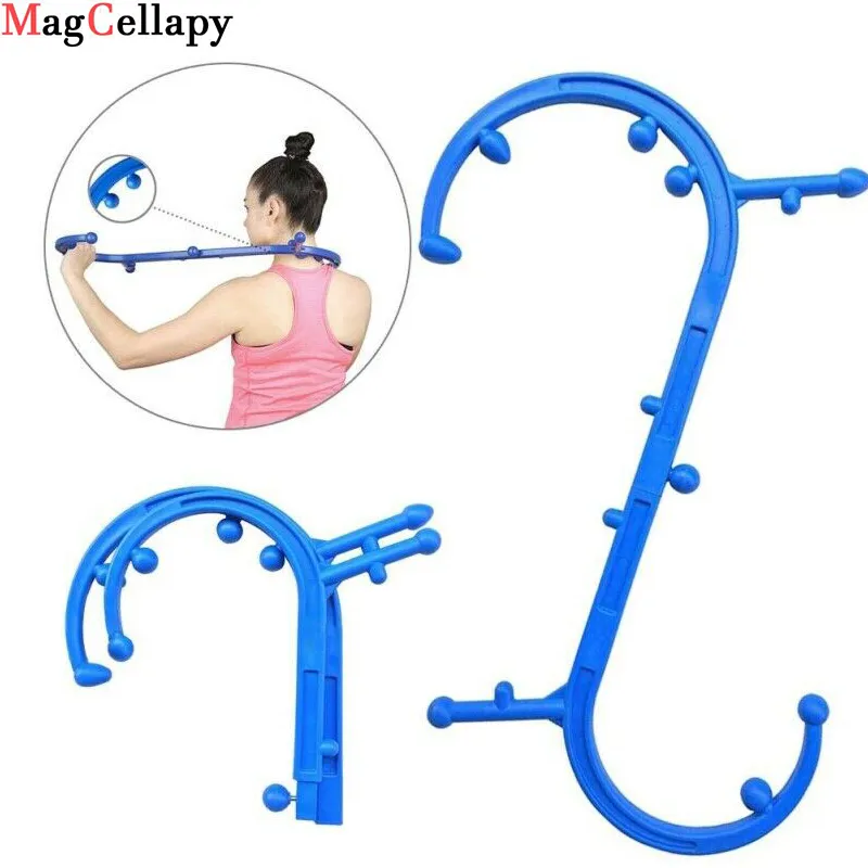 S-Shaped Trigger Point Massager Stick Self-Massage Hook Tool