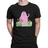 Pink  Mans TShirt Barbapapa Pear-shaped and Pink O Neck Short Sleeve Fabric T Shirt Funny Top Quality Birthday Gifts 4XL 5XL 6XL