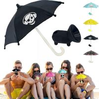 Mobile Phone Holder Umbrella Sunshade Flexible Waterproof Mini Alloy Shade Bicycle Sun Parasol Umbrella Portable U6E7