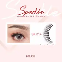 Most Sparkle 6D Mink False Eyelashes  ขนตาปลอม ผลิตจากขนมิงค์สงเคราะห์เกรดพรีเมี่ยม