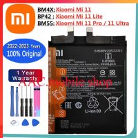 2023 Original BP42 BM4X BM55แบตเตอรี่สำหรับ Xiaomi Mi11 Mi 11 Lite / Xiaomi 11 / Xiaomi 11 Pro/xiaomi 11 Ultra แบตเตอรี่โทรศัพท์