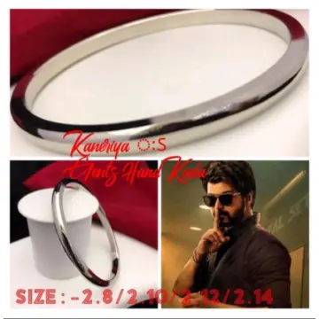 Buy கபபStainless Steel KaapuMaster VIjay KaapuMaster Vijay Bracelet KaadaBracelet for men SIZE 73 CM inner dia at Amazonin