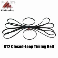 GT2 Closed Loop Timing Belt Rubber 2GT 6mm 3D Printers Parts 110 112 122 158 200 280 300 400 610 852 mm Synchronous Belts Part