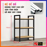 Kệ Sắt Để Đồ Đa Năng chống han gỉ chịu tải cao, phù hợp trưng bày shop