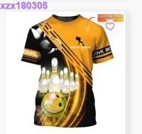 Custom Bowling Shirt Men Women Colorful 3D Bowling Team Uniform Gift To Bowling Player