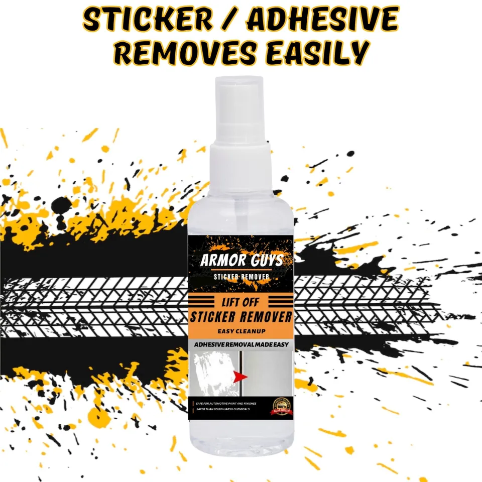 Car Sticker Remover Window Sticky Residue Remover Car Window Film Adhesive  Sticker Cleaning Spray Glue Cleaning Agent