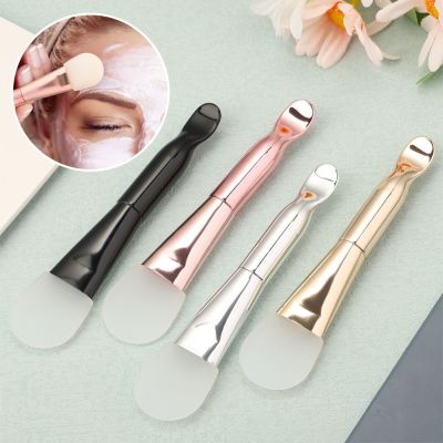 Double-headed Silicone Soft Facial Massager Cleaning Face Smear Tools
