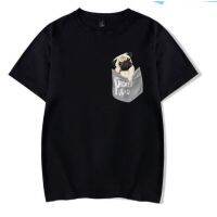 Pug dog In Pocket Gifts For Lovers-   T-shirt