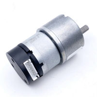 Photoelectric Speed Measuring 7W DC Gear Motor 7-13V 1:1030 12V Photoelectric Encoder ความแม่นยำสูง Optical Code Disk 500PPR