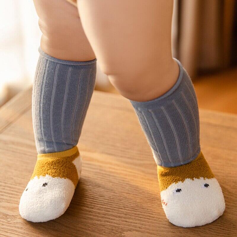 New Baby Shoes Cartoon Infant Floor Socks Feet Protective Toddler Non-slip Socks 