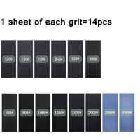 กระดาษกระดาษทรายกรวดชุดกระดาษทราย20ชิ้น/2000/3000/5000/7000กระดาษน้ำ/กระดาษทรายขัดแบบแห้งสำหรับขัดไม้โลหะยานยนต์