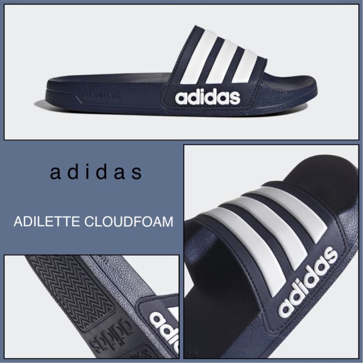 รองเท้าแตะ-adidas-adilette-cloudfoam-สีกรมท่า