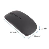 iRemax Slim Mouse Wireless 2.4Ghz (Black) เมาส์ไร้สายแบบบาง(สีดำ) พร้อมแผ่นรองเมาส์ 1 ชิ้น