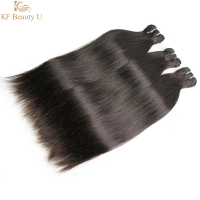 ชุดผมมนุษย์ตรง 10-30 Brazilian Hair Bundles 1/3/4pcs เย็บในเส้นผมมนุษย์ตรงสานมัด Weft Natural Color