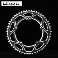 Litepro 130BCD 53ครั้ง39ครั้งจักรยานถนน Chainring อลูมิเนียมแผ่นคู่ Cnc Chainring สำหรับ Bmx พับจักรยาน