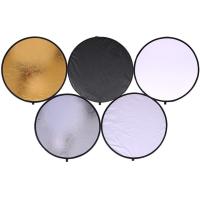 【Chat-support】 60ซม. แบบพกพาพับกล้องอุปกรณ์แสงสว่าง Photo Disc Reflector Diffuser Kit กระเป๋าถือการถ่ายภาพ Dropship