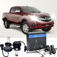 หลอดไฟหน้ารถยนต์8000Lm Led H4 1คู่สําหรับ Mazda Bt-50ปี2011-2017ปลั๊กแอนด์เพลย์