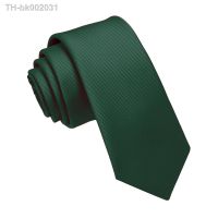 ✧✴♦ JEMYGINS Mens tie 6cm Slim Skinny Solid Necktie High Quality Fashion Green Black Necktie Free style Men Plain Tie Party Wedding