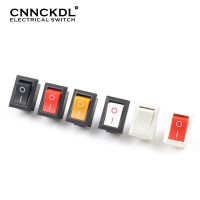 5 PCS/lot KCD1 21X15mm Rocker Switch ON-OFF 2 Position Power Switch 2Pin 6A/250VAC 10A/125VAC Red Blue Green Yellow Black White Electrical Circuitry