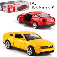 【Direct-sales】 Fashions King สำหรับโชว์รถโมเดลเหล็กรถฟอร์ดรุ่น Mustang GT อัลลอยแบบดึงถอยหลังคอลเลกชันรถของขวัญสำหรับเด็กเพื่อน1:43สเกล