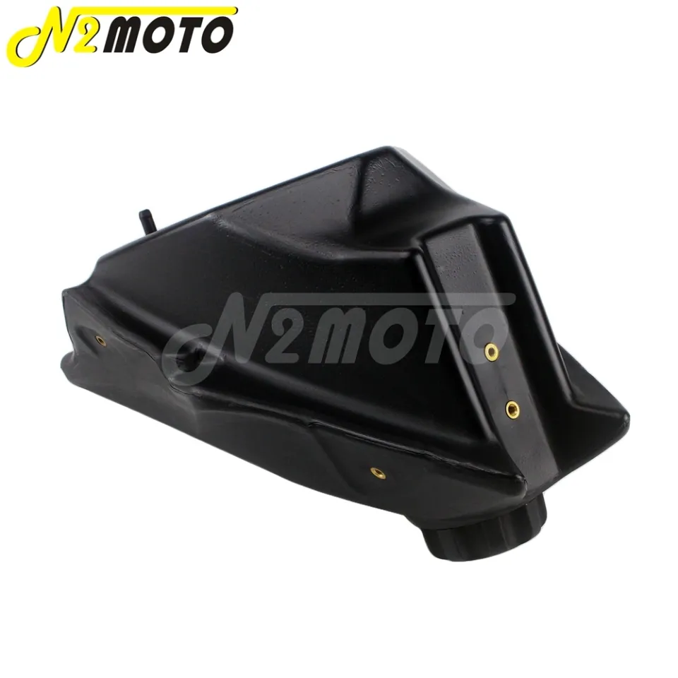 1 Pcs Motocross Motorcycle Black Plastic Gas Petrol Fuel Tank w