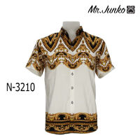 ?ส่งฟรี?เสื้อเชิ้ต งานต่อลาย ผ้านิ่ม ใส่สบายไม่ร้อน Mr-Junko N-3210