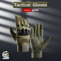 01-T Tactical Gloves ถุงมือฝึกยุทธวิธี ถุงมือทหาร มีเกาะป้องกันหลังมือ