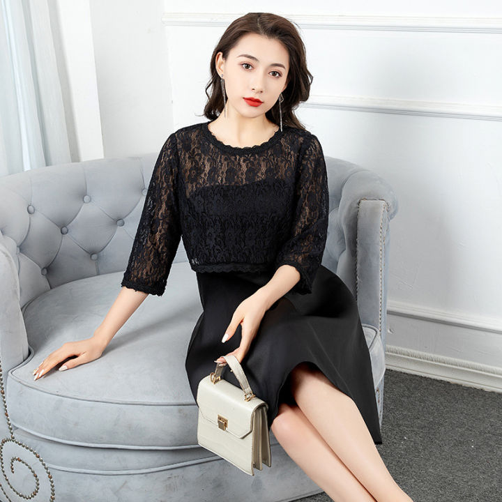 foreign-trade-dress-celebrity-party-temperament-spring-summer-2022-new-waist-black-skinny-hepburn-style-party-dress