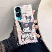 เคสสำหรับ Honor 90 Lite 70 50 Lite เคส Phone Case นุ่มการป้องกันการตก TPU เคสโทรศัพท์พร้อมที่ยึดการ์ตูน Kurumi ขาตั้งคู่ฝาหลังโทรศัพท์