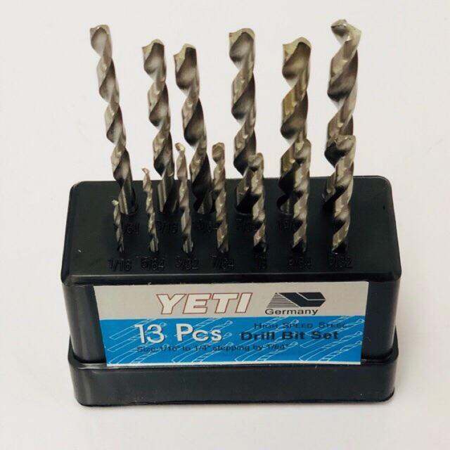 pro-โปรแน่น-yeti-ชุดกล่องดอกสว่านสแตนเลส-13pcs-germany-ราคาสุดคุ้ม-ดอก-สว่าน-ดอก-สว่าน-เจาะ-ปูน-ดอก-สว่าน-เจาะ-เหล็ก-ดอก-สว่าน-เจาะ-ไม้