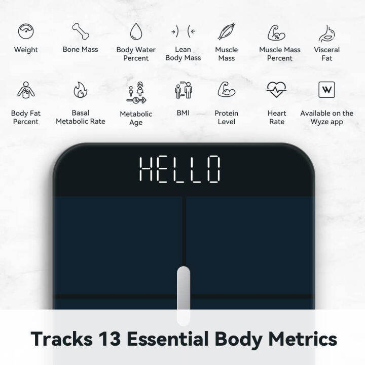 wyze-smart-scale-for-body-weight-digital-bathroom-scale-for-muscle-bmi-body-fat-and-water-bluetooth-electronic-body-composition-monitor-for-people-baby-pet-400-lb-black-wyze-scale-x