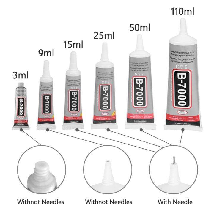 1-5-15pcs-9ml-15ml-25ml-50ml-110ml-b7000-clear-contact-diy-universal-adhesive-repair-b-7000-glue-with-precision-applicator-tip