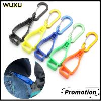 WUXU 2Pcs พกพาสะดวก ที่จับ Grabber คลิปจับถุงมือ แรงงานทำงานหนีบ ยามแขวน คลิปถุงมือ